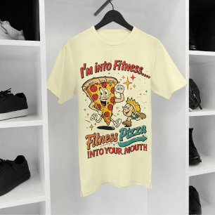 Camiseta Triblenda Estoy en la pizza de Fitness Fit en mi boca