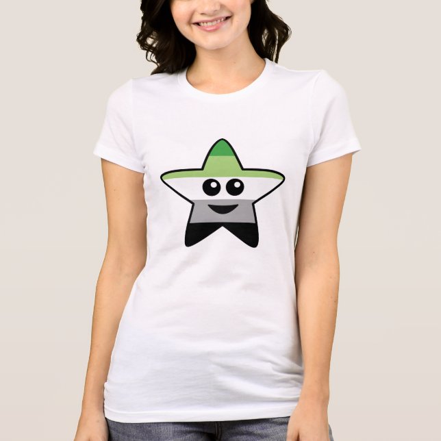 Camiseta Triblenda Estrella romántica camiseta (Anverso)