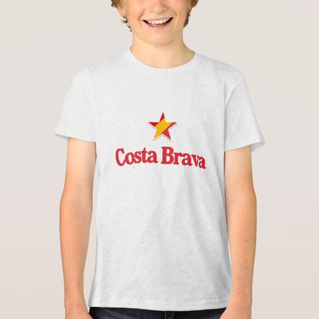 Camiseta Triblenda Estrellas de España - Costa Brava (Anverso)