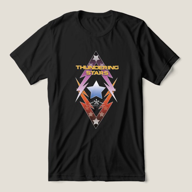 Camiseta Triblenda Estrellas de trueno (Diseño delantero )