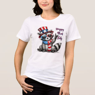 Camiseta Triblenda Estrellas, franjas y travesuras—Caos patriótico