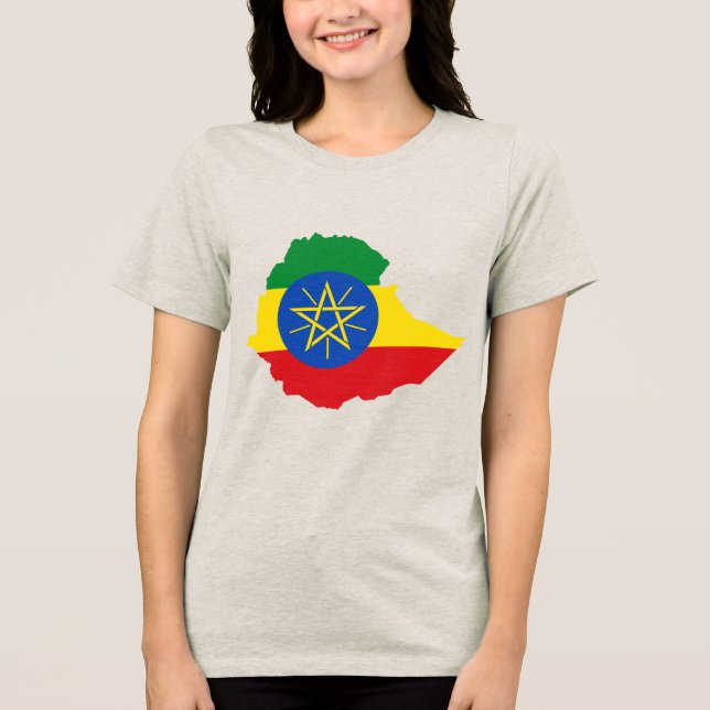 Camiseta Triblenda ETHIOPIA especial regalo turístico clásico (Anverso)