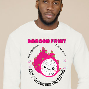 Camiseta Triblenda Etiqueta de Fruta Dragón Seleccionada a Mano y de 