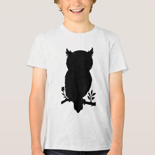 Camiseta Triblenda Eule - Scherenschnitt (Anverso)