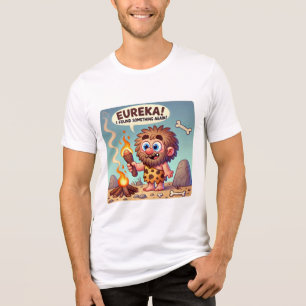 Camiseta Triblenda Eureka Caveman   Gracioso descubrimiento prehistór