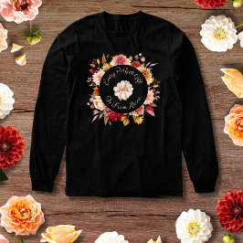 Camiseta Triblenda Every Perfect Gift Autumn Dahlia Pumpkin