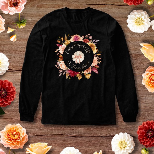 Camiseta Triblenda Every Perfect Gift Autumn Dahlia Pumpkin (Subido por el creador)