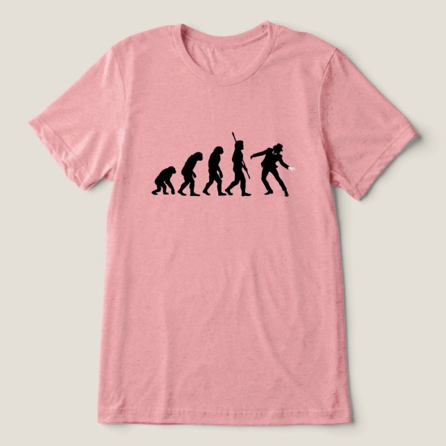 Camiseta Triblenda Evolution of Dance  – Iconic Performer Silhouette  (Diseño delantero )
