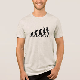 Camiseta Triblenda Evolution of Man Guitarist –  Musician Gift
