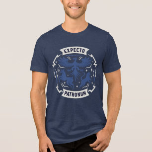 Camiseta Triblenda Expecto Patronum Gráfico de Silueta Vintage