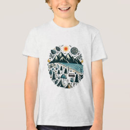 Camiseta Triblenda Exploración de viajes en camping de aventura natur