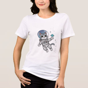 Camiseta Triblenda Explorador Astro-Gato