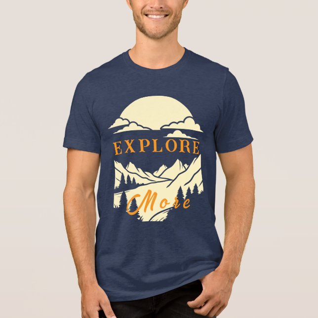 Camiseta Triblenda Explorar más - Inspirado en la aventura (Anverso)