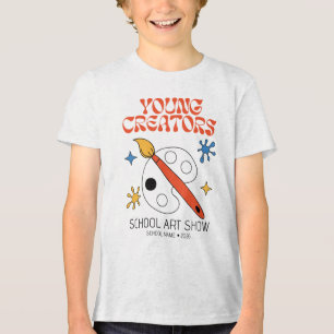 Camiseta Triblenda Exposición de Arte de la Escuela de Jóvenes Creado