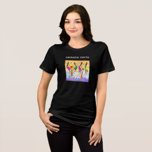 Camiseta Triblenda Expresión africana del arte de la felicidad