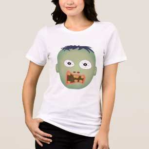 Camiseta Triblenda Expresiones de cara zombis