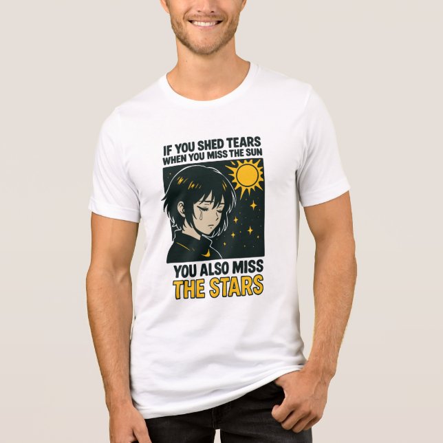 Camiseta Triblenda Extrañar las estrellas (Anverso)
