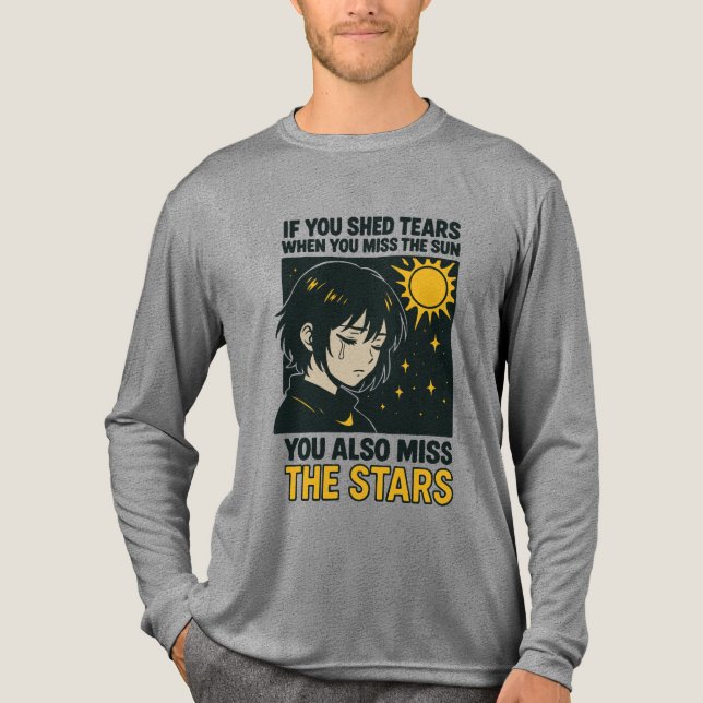 Camiseta Triblenda Extrañar las estrellas (Anverso)
