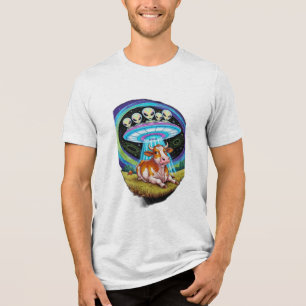 Camiseta Triblenda Extranjeros secuestrando vacas pero la vaca parece