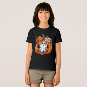 Camiseta Triblenda Extravagante Calabaza de Halloween Playosa Camiset