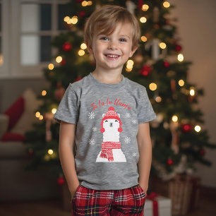 Camiseta Triblenda Fa la llama   Acogedores Navidades de Llama Invier