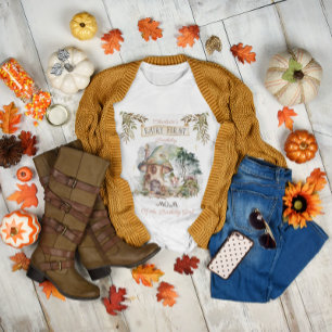 Camiseta Triblenda Fairy First Woodland Animals Mushroom Birthday Mom