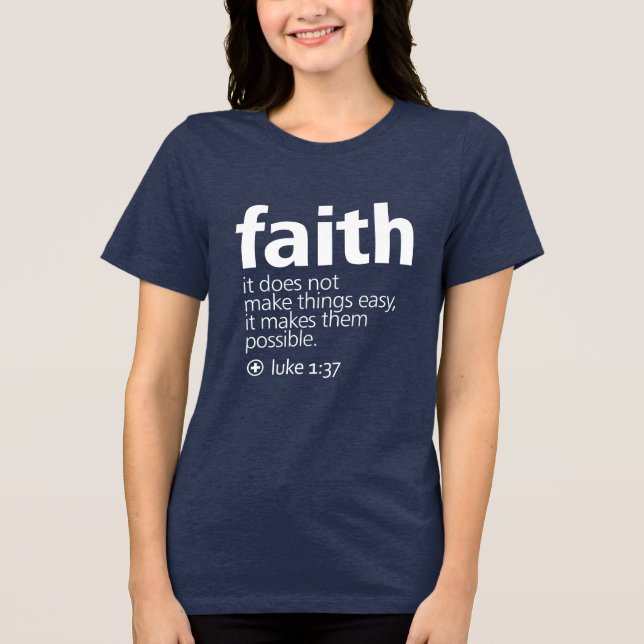 Camiseta Triblenda Faith (Anverso)
