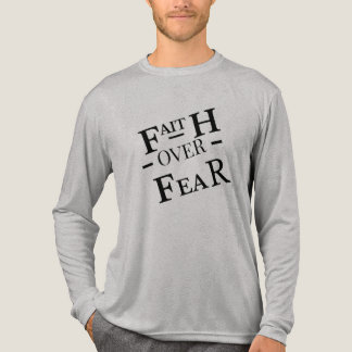 Camiseta Triblenda Faith Over Fear – Saved by Grace Christian Shirt