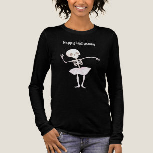 Camiseta Triblenda Falda de niña esqueleto