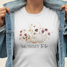 Camiseta Triblenda Fall Wildflower Baby Shower Mommy To Be