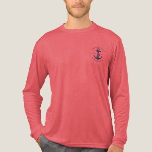 Camiseta Triblenda Familia de ancla de barco náutico crucero costero