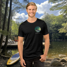 Camiseta Triblenda Familia de somormujos en el lago Butterfield