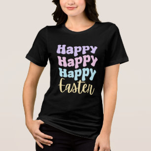 Camiseta Triblenda Familia festiva navideña feliz