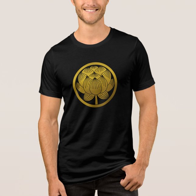 Camiseta Triblenda Familia japonesa Crest-Lotus (Anverso)