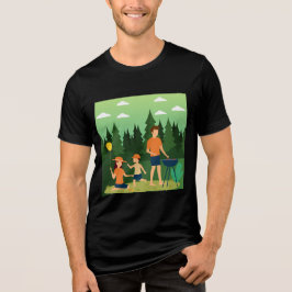 CAMISETA TRIBLENDA FAMILIA PICNIC