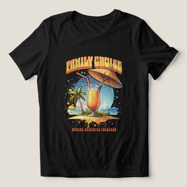 Camiseta Triblenda Family Cruise 2026 Making Memories Together (Diseño delantero )