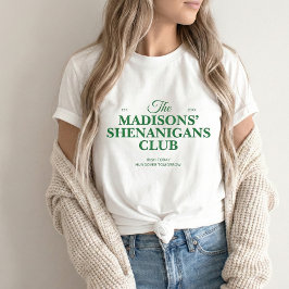 Camiseta Triblenda Family Name Shenanigan St. Patricks T-Shirt