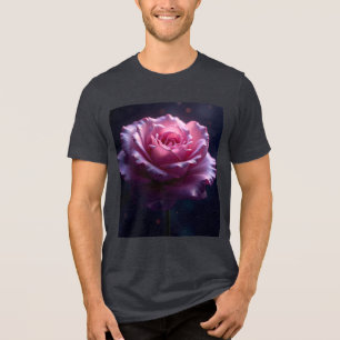 Camiseta Triblenda Fantasía linda rosa rosa
