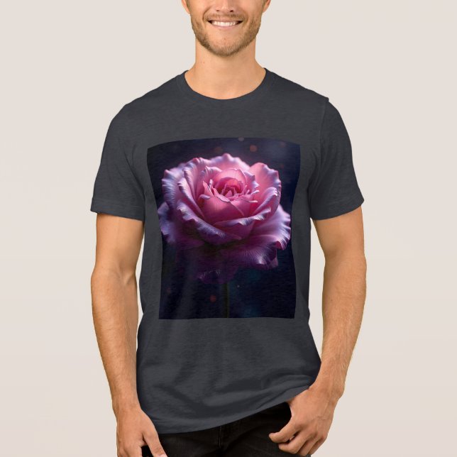 Camiseta Triblenda Fantasía linda rosa rosa (Anverso)