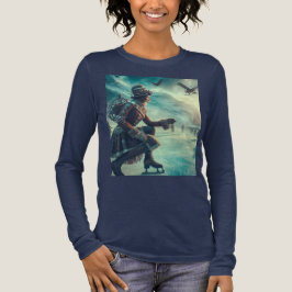 Camiseta Triblenda Fantasia Victoriana Steampunk de Invierno Mensajer
