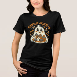 Camiseta Triblenda Fantasma adorable y delicioso