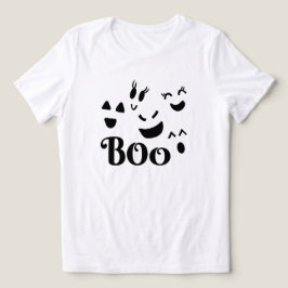 Camiseta Triblenda Fantasma Cara de Halloween Boo