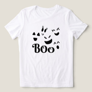 Camiseta Triblenda Fantasma Cara de Halloween Boo