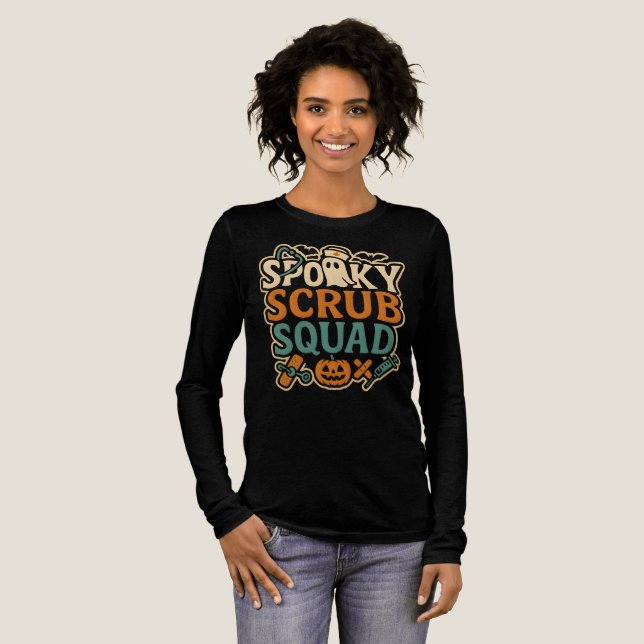 Camiseta Triblenda Fantasma de Halloween (Anverso Completo)