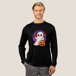 Camiseta Triblenda "Fantasma lindo de Halloween con camiseta con bols