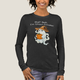 Camiseta Triblenda Fantasma otoñal con calabaza