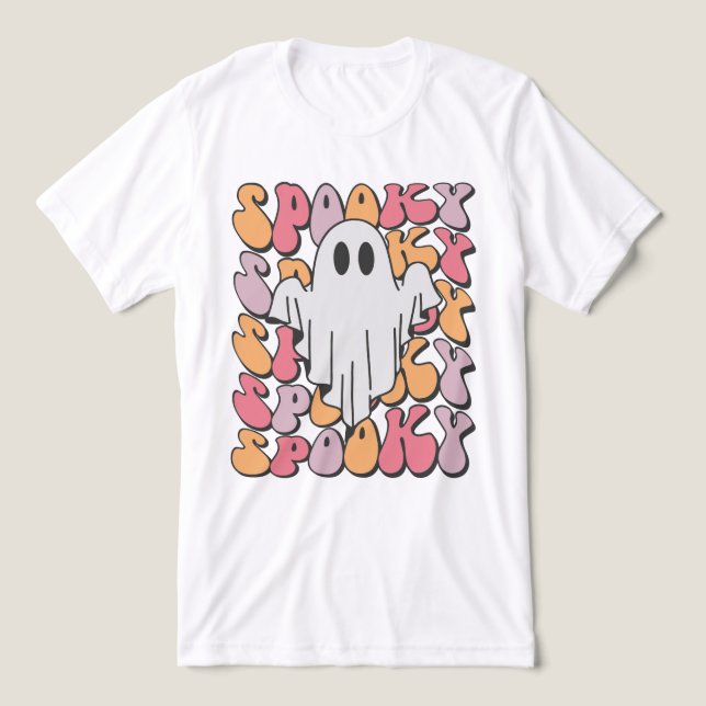 Camiseta Triblenda Fantasma retro fantasmal (Diseño delantero )