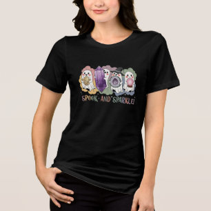 Camiseta Triblenda Fantasmas lindo Cristales Halloween Aestesia Mágic