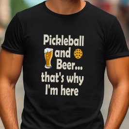 Camiseta Triblenda Fantástico baloncesto y cerveza por eso estoy aquí