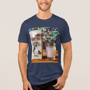 Camiseta Triblenda Fantasy Cute Milge Unicornio Arcoiris